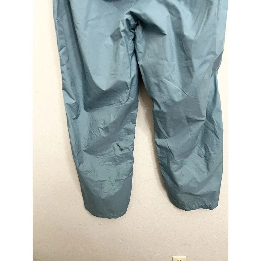 Vintage 90s Nike Wide Leg Baggy Lightweight Track Pants Size XL Blue Pockets